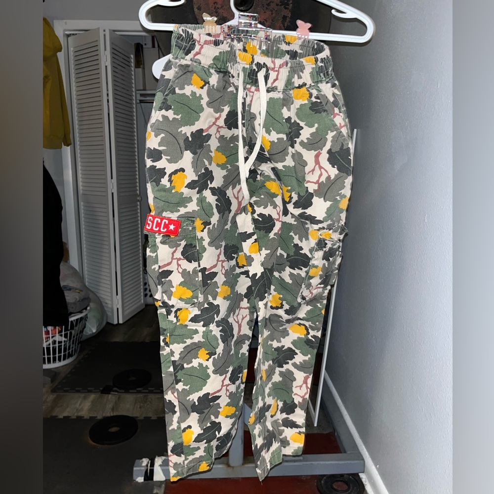 Camouflage cargo pants